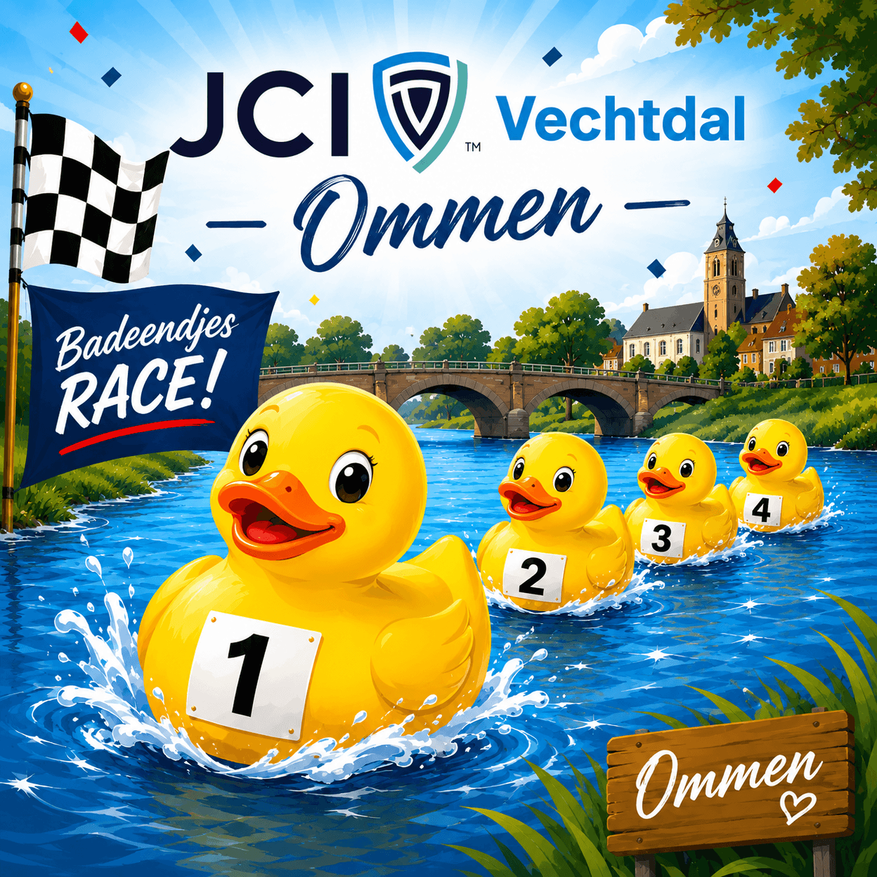 Badeendjesrace Vechtdal